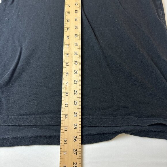 Faded Glory Polo Shirt Mens Small Black Short Sleeve Casual Cotton Classic Fit - Picture 5 of 7